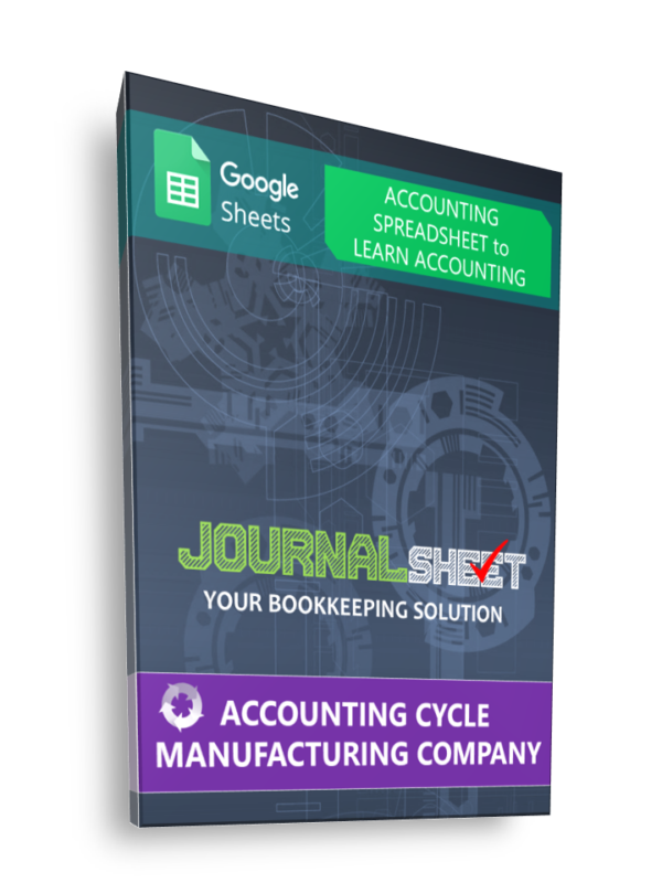 Google Sheets - Accounting Cycle for Manufacturing Company