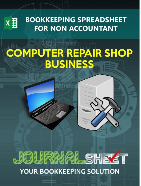 Computer Repair Shop Business Bookkeeping for Non Accountant