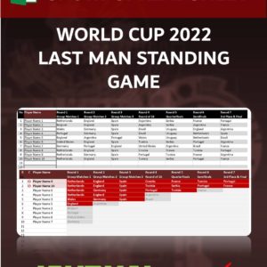 World Cup 2022 Last Man Standing Cover