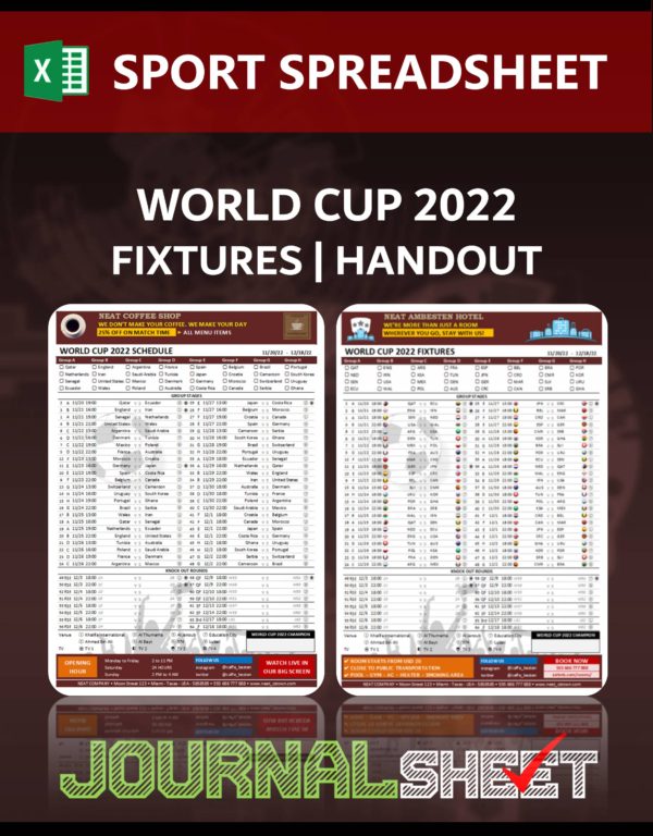 FIFA World Cup Qatar 2022 Schedule - Handout