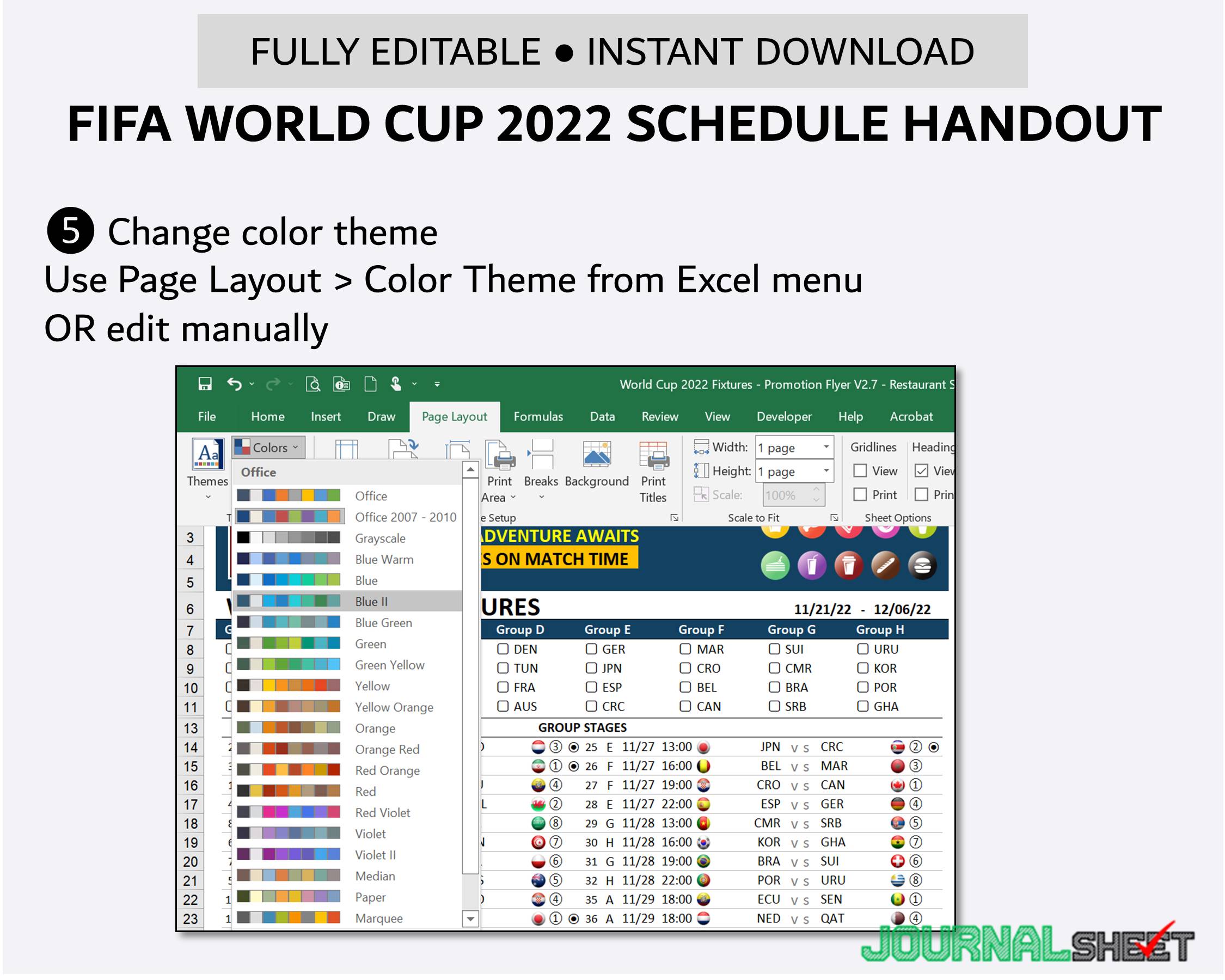 World Cup 2022 Handout - Change Theme