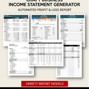 Income Statement Generator - Craft Business