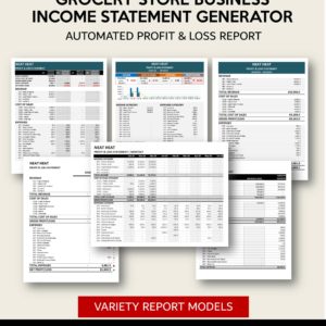 Income Statement Generator - Grocery Store