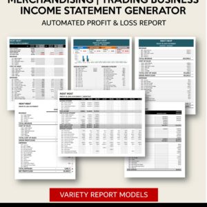 Income Statement Generator - Merchandising Trading Business