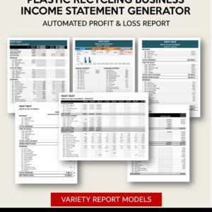 Income Statement Generator - Plastic Recycling