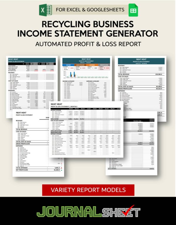 Income Statement Generator - Recycling