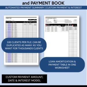 Loan Book Template - Custom