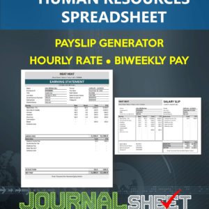 Payslip Template - Hourly Rate - BiWeekly Pay Period