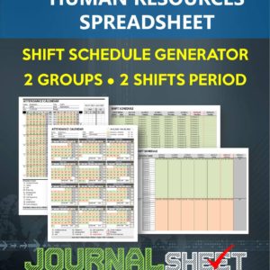 Shift Schedule Generator - 2 Groups - 2 Shifts