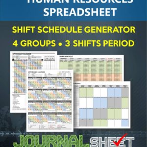 Shift Schedule Generator - 4 Groups - 3 Shifts