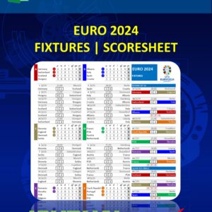 Euro 2024 Schedule Scoresheet
