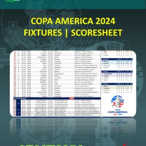 Copa America 2024 Schedule Spreadsheet