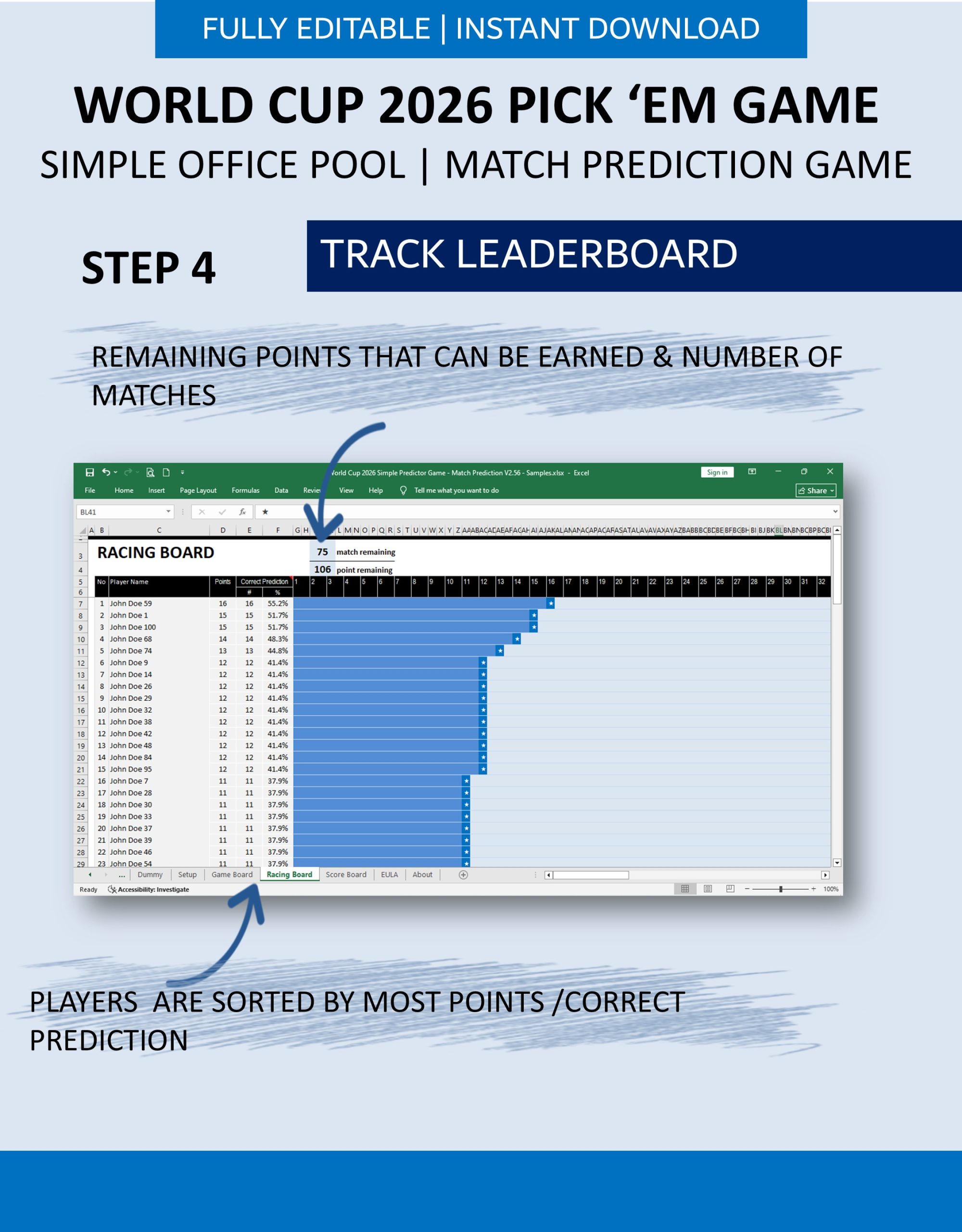 World Cup Pick Em Game 2 - Track Your Standings
